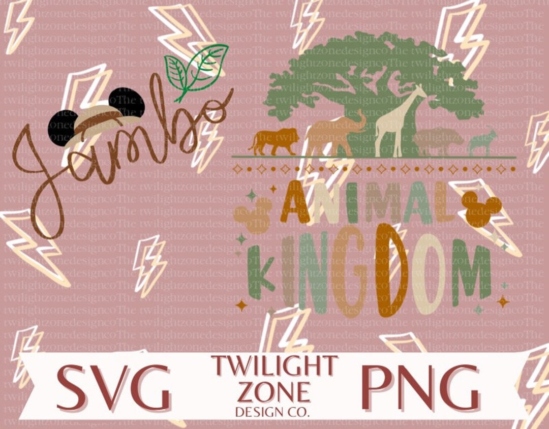 Animal Kingdom SVG | Easy Cut File for Cricut, Layered by Colour. PNG ...
