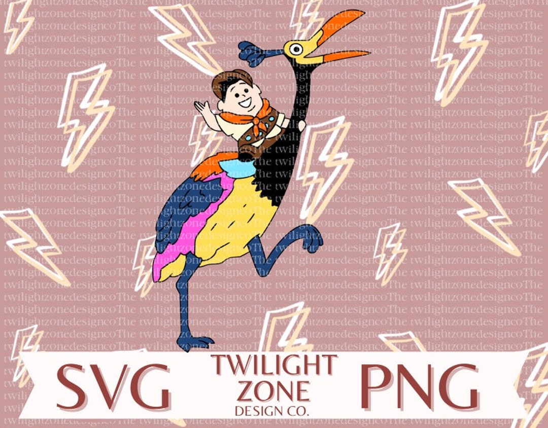 Russell Riding Kevin Kevin and Russel SVG | Easy Cut File for Cricut, Layered by Colour. PNG ...
