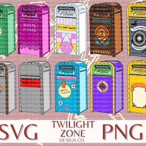 Park trash cans SVG | easy cut file for Cricut, Layered by colour. PNG | colour file for printing and sublimination