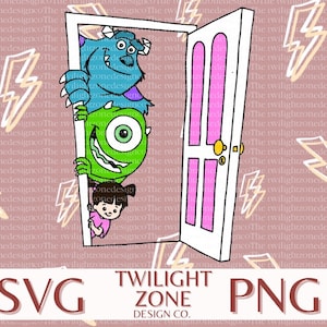 Monsters SVG | easy cut file for Cricut, Layered by colour. PNG | colour file for printing and sublimination