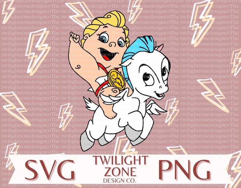 Baby Herc SVG | Einfach zu schneidende Dateien für Cricut und Farben. PNG | Farbdatei zum Drucken und Sublimieren