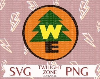 Wilderness explorer badge SVG | easy cut file for Cricut, Layered by colour. PNG | colour file for printing and sublimination