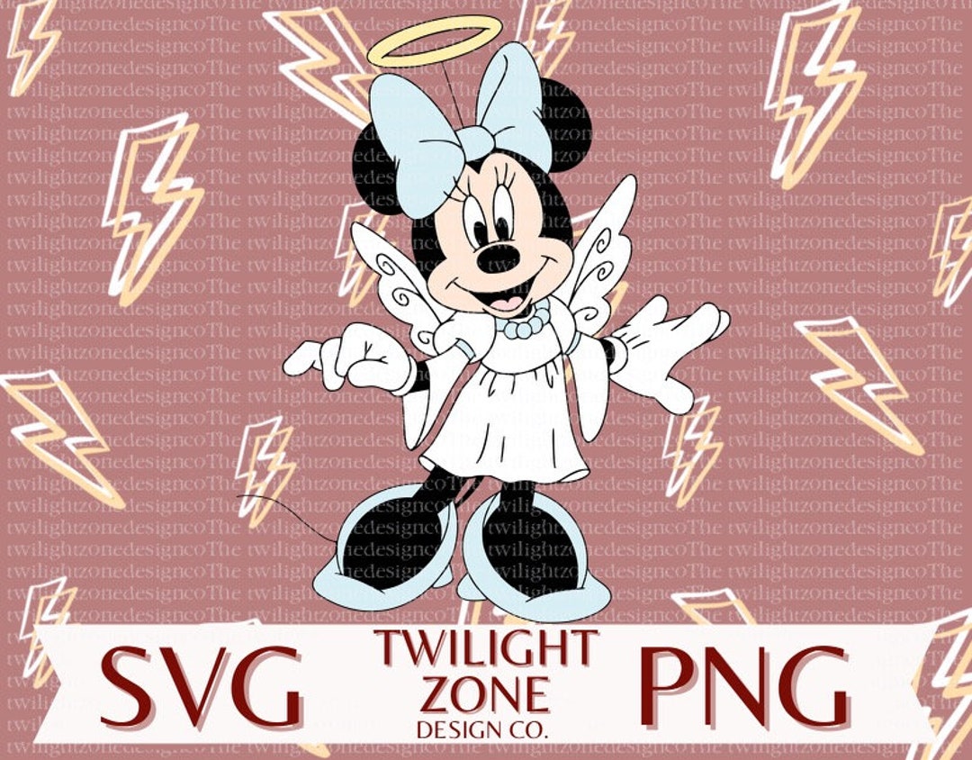 Angel Mouse SVG | Easy Cut File for Cricut, Layered by Colour. PNG ...