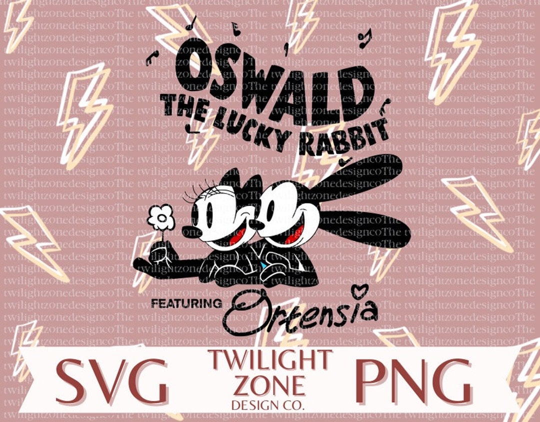 Oswald and Ortensia SVG | Easy Cut File for Cricut, Layered by