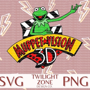 Muppet vision SVG | easy cut file for Cricut, Layered by colour. PNG | colour file for printing and sublimination