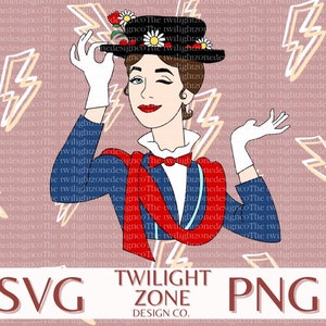 Poppins SVG | enkel att klippa fil för Cricut, lagerbehandlad efter färg. PNG | färgfil för utskrift och sublimering bild 1