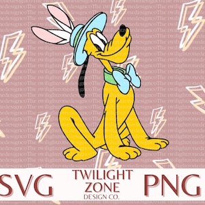 Chiot de Pâques SVG | Fichier facile à découper pour Cricut, superposé par couleur. PNG | fichier couleur pour impression et sublimation
