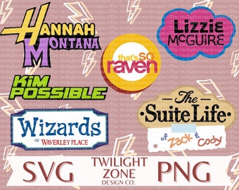 Logotipos de show retrô SVG | arquivo de corte fácil para Cricut, em camadas por cor. PNG | arquivo de cor para impressão e sublimação