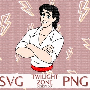 Puede incluir: Una ilustración de dibujos animados de un hombre con cabello oscuro y ojos azules. Lleva una camisa blanca con un cinturón rojo y tiene los brazos cruzados. El fondo es un patrón rosa de rayos.