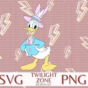 Easter duck blue SVG | easy cut file for Cricut, Layered by colour. PNG | colour file for printing and sublimination