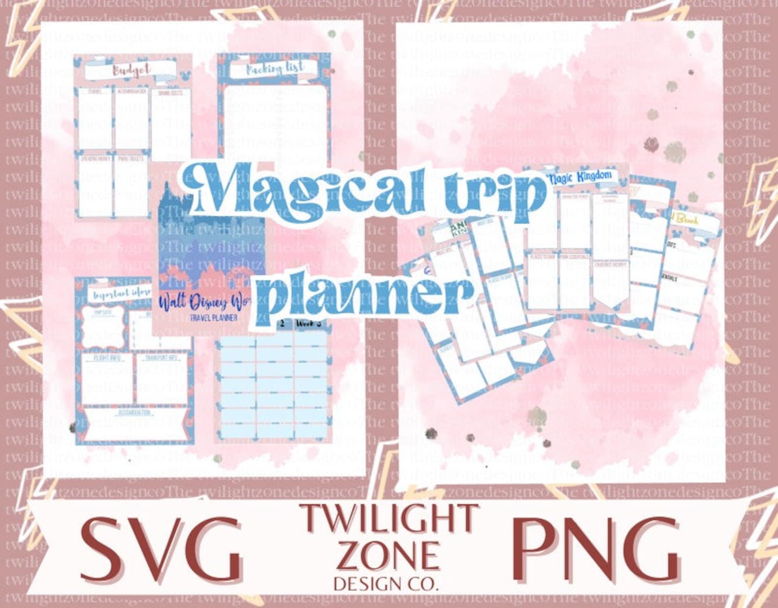 Magic Trip Planner PDF | DIGITAL DOWNLOAD - Etsy