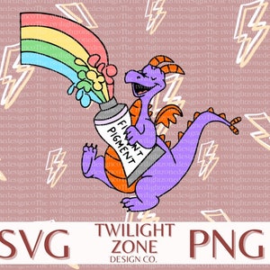 Figment pigment SVG | easy cut file for Cricut, Layered by colour. PNG | colour file for printing and sublimination