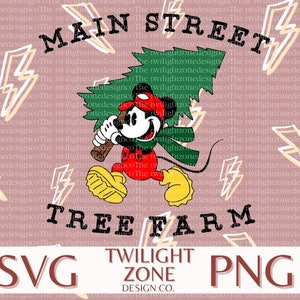 Tree farm SVG | easy cut file for Cricut, Layered by colour. PNG | colour file for printing and sublimination
