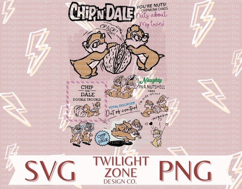 Chipmunks SVG | Easy Cut File for Cricut, Layered by Colour. PNG ...