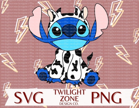Cow stitch SVG | easy cut file for Cricut, Layered by colour. PNG | colour file for printing and sublimination