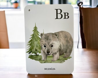 Ukrainian Alphabet Flashcards