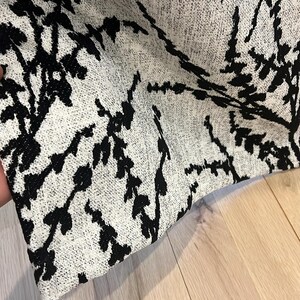 Black Snow Willow Jacquard Chenille Curtains – Thick, Elegant Drapes for Living Room or Bedroom image 6