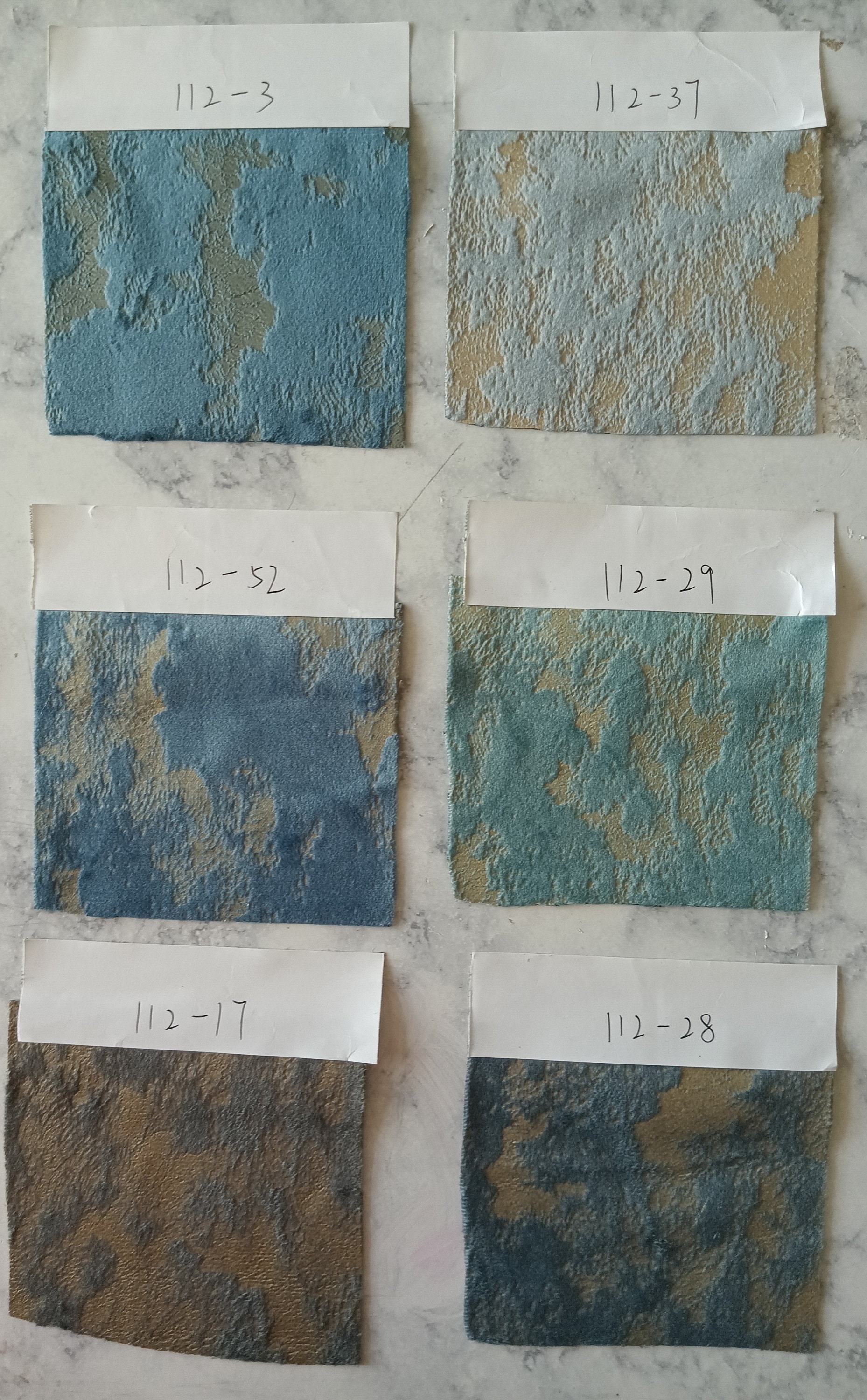 Custom Made Modern Bronze Pattern Velvet Fabric,90% Blackout, Custom ...