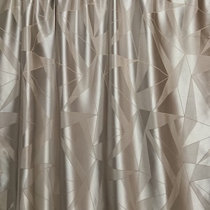 High end Custom made curtain, thick fabric, 90% blackout, high precession fabric Customized size drapery for living room, and dining room