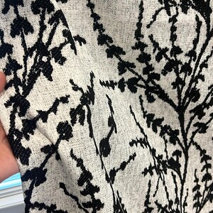 Black Snow Willow Jacquard Chenille Curtains – Thick, Elegant Drapes for Living Room or Bedroom image 9