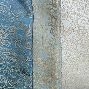 New gold pattern in 3 colors Hand made Elegant Gold pattern jacquard curtain Custom Size, drapery bedroom living room, and dining room