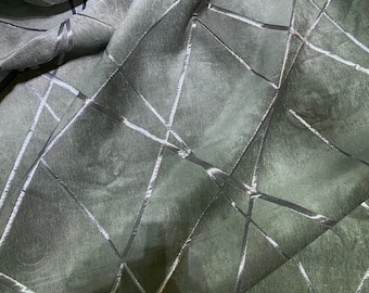 Custom made  Gray-Silver velvet  curtain 85%  blackout  for living room, Customized size Hand made Lined OR Unlined drapery