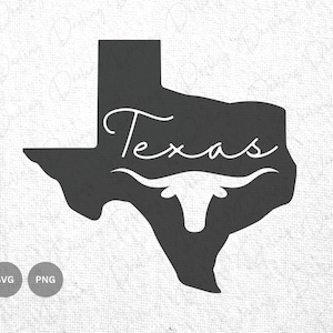 Texas Svg | Texas Longhorn Svg | Howdy Texas Svg | Texas PNG SVG | Texan Svg | Cut file