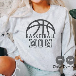 Basketball Mom SVG PNG | Basketball Ball SVG | Cut File | Sublimation