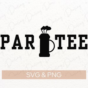 PAR TEE SVG, fichier svg golf, découpe cricut, svg png