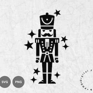 Quebra-nozes SVG, arquivo de corte svg do quebra-nozes, svg de Natal, svg de feriado, svg de Natal retrô, svg de moletom de Natal, PNG, arquivo de corte
