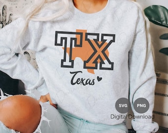 Retro Texas Longhorns SVG: Home State Cut File (Digital Download)