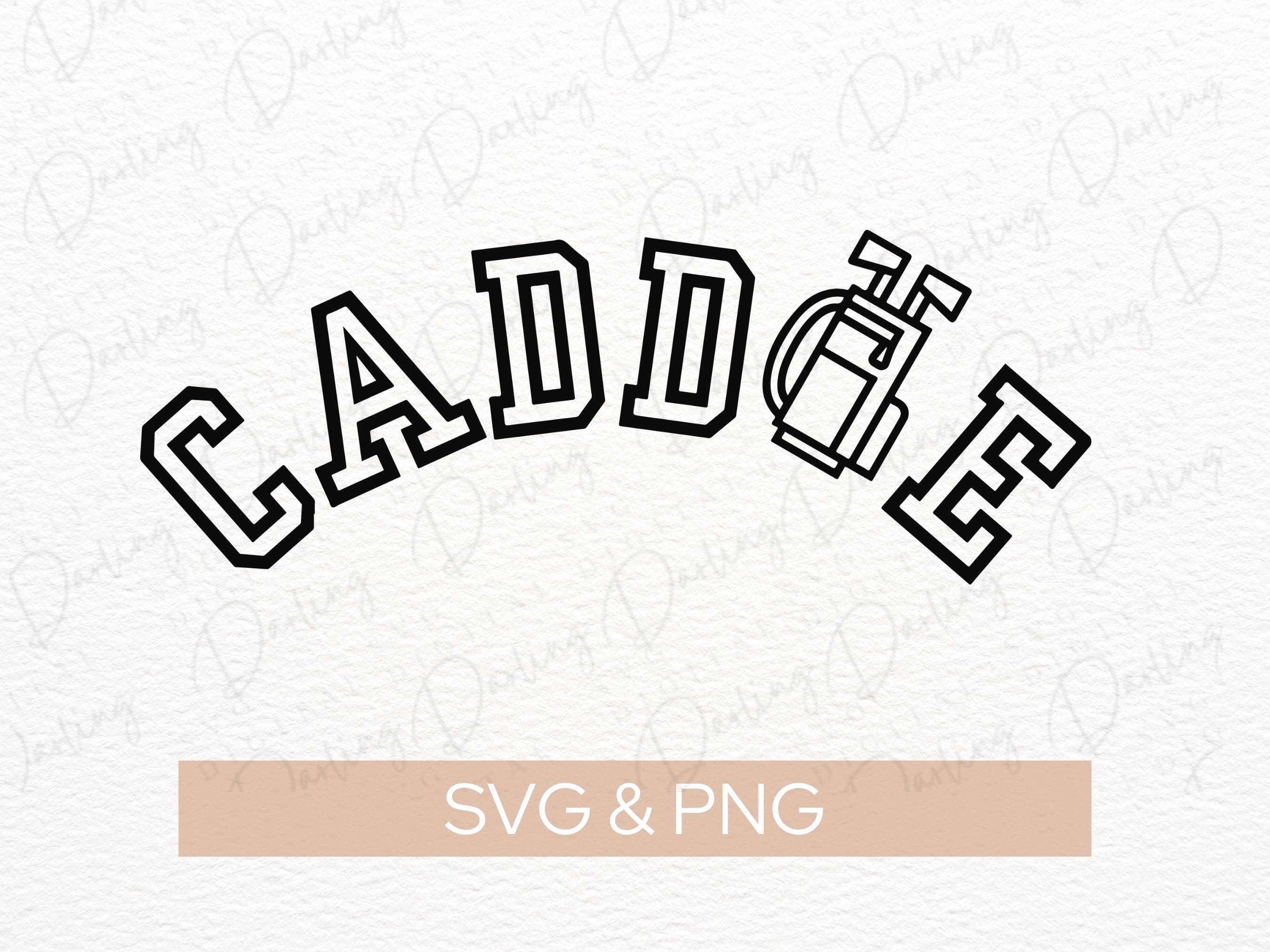 Golf Caddie SVG: Cut File for Cricut, Silhouette (SVG, PNG) - Etsy