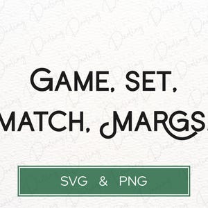 Spelset Match Margs SVG, augurken svg, tennis svg, cricut snijbaar, SVG png