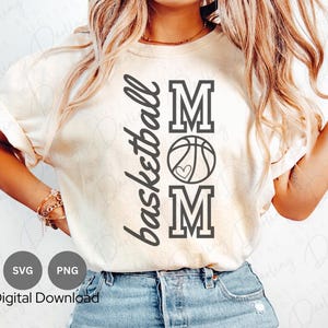 Basketball Mom SVG PNG | Basketball Svg | Cut File | Sublimation