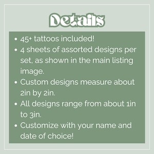 Til Death Do We Party Custom Tattoos for Unique Wedding Favors Personalized Temporary Tattoos Skeleton Wedding Tattoo Bridal Shower Activity image 3