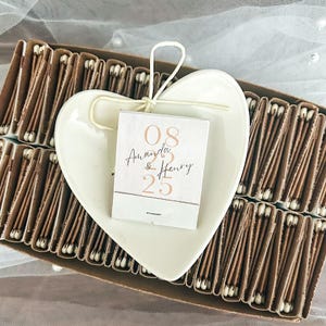 Custom Matchbooks for Bulk Wedding Favors, Matchboxes Personalized with Matches, Classic and Sentimental Unique Guest Favor for Elopements