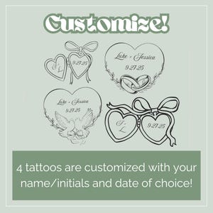 Tatouages personnalisés pour des cadeaux de mariage uniques image 4