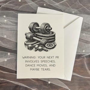 Groomsmen Proposal Card for Best Man and Groomsman, Custom Wedding Detail Card Funny Gym Bro Workout Buddy Watercolor Notecard Bridal Party