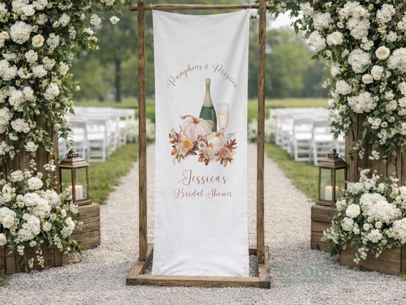 Pumpkins and Prosecco Banner