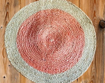 Handmade Round Jute Rug: Braided Home Decor