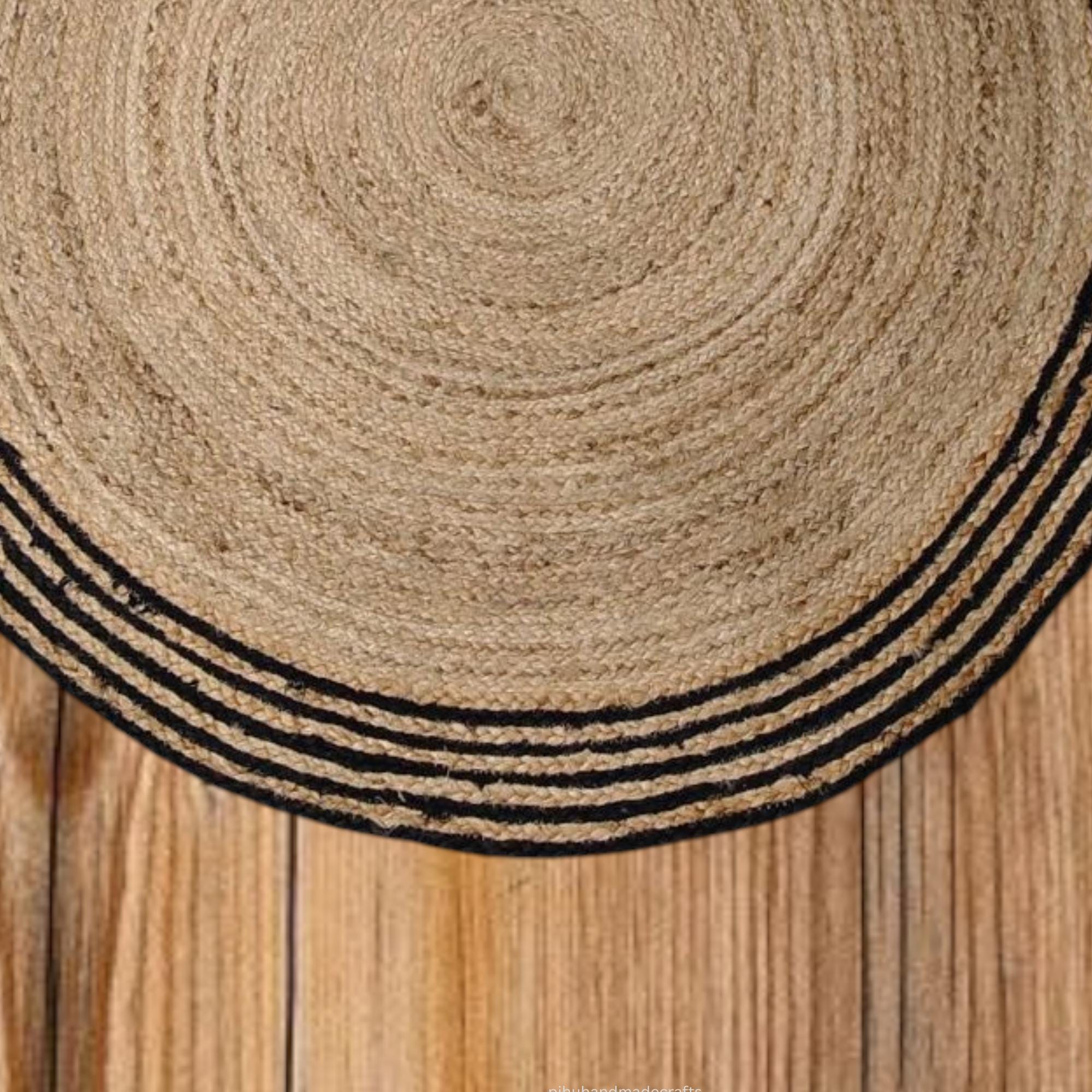 jute rug 2525 circle Multi Jute Rug Half Circle 19.5x36 – VHC