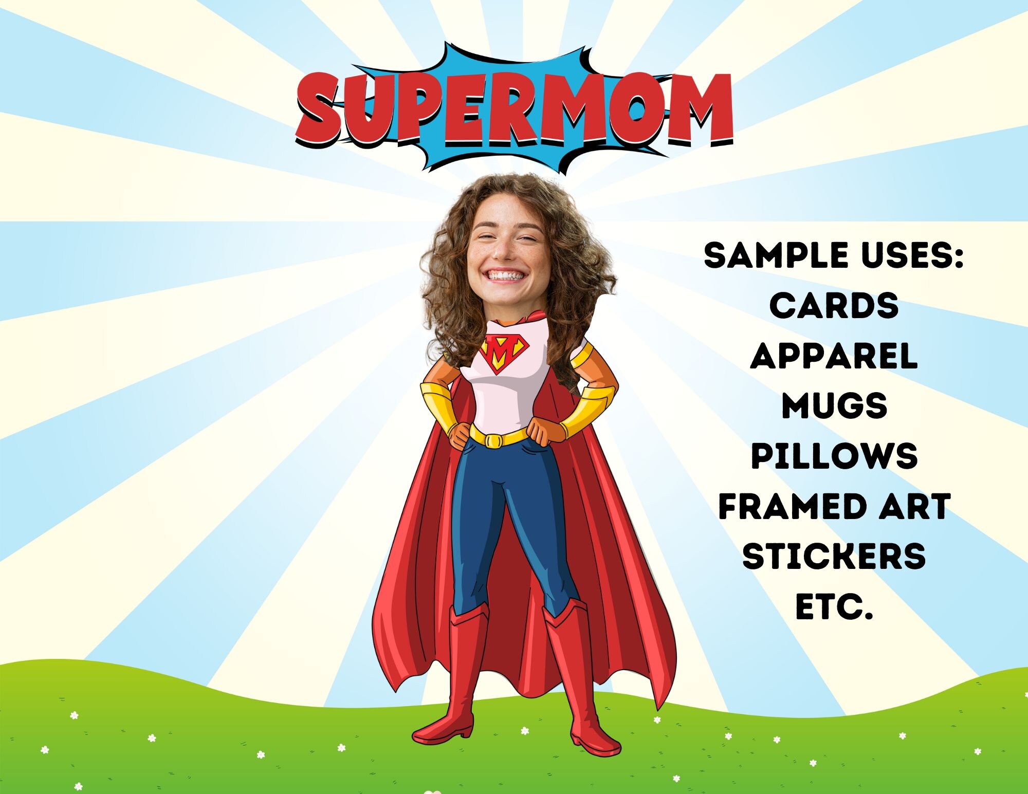 Super Mom Clipart Pack - Mothers Day Gift, Mom Birthday, Be Your Own ...