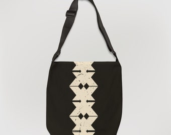 Chic Geometric Tote Bag | Artistic Modern Accessory | Minimalist Tote | Urban Style | Streetwear Tote Bag | Art Teacher Bag | Statement Tote