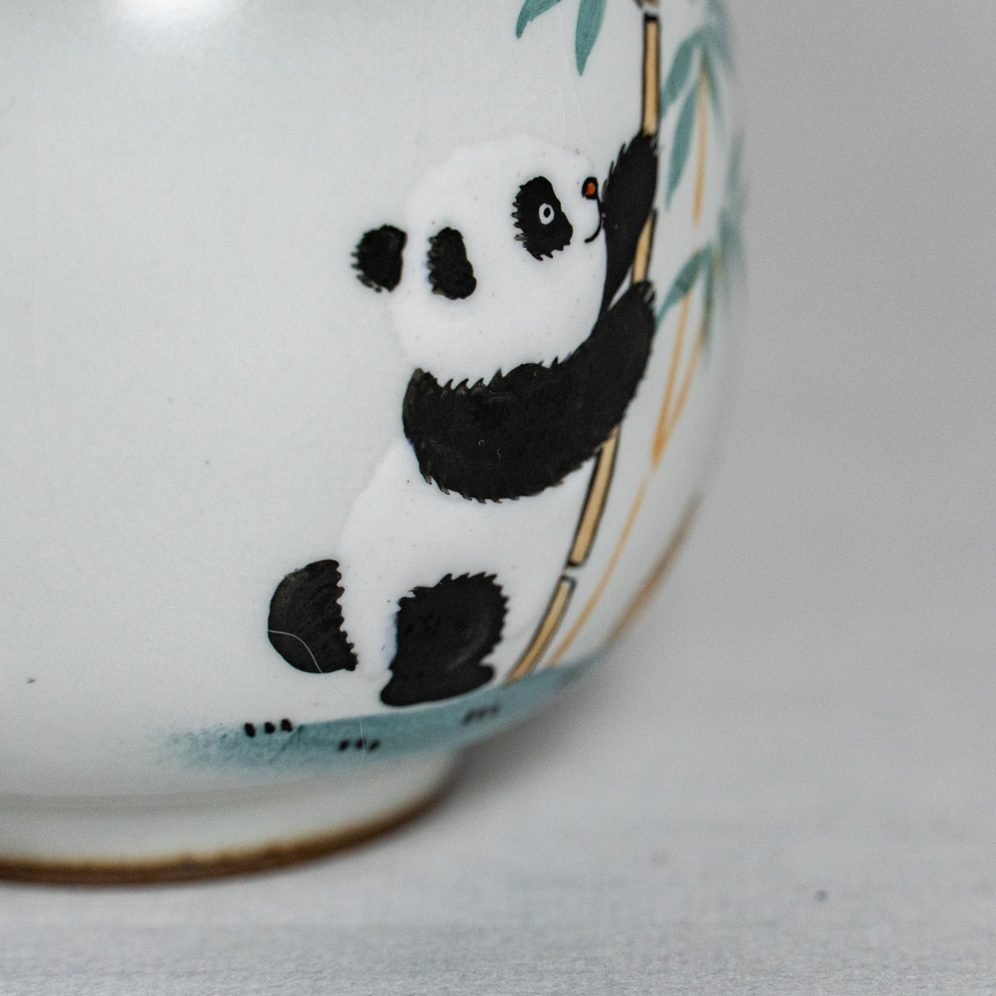 Kung Fu Panda Cup Sake Cup Panda Tea Cup Hand Painted Teacup Panda