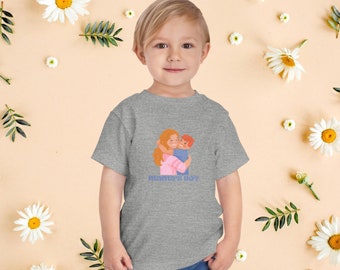 Mama's Boy Matching Mother's Day Toddler Short Sleeve Tee