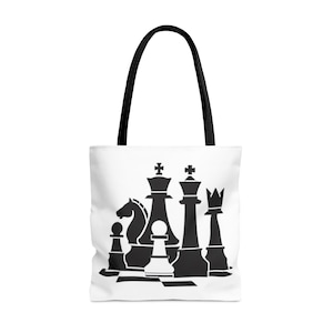 Chess Pieces Tote Bag