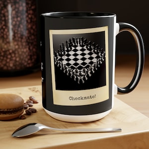 Two-Tone Coffee Mugs, 15oz