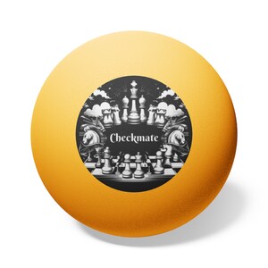 Balles de ping-pong d'échecs, 6 pièces