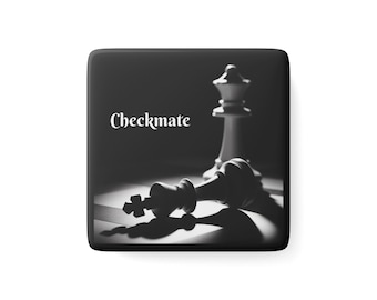 Checkmate Chess Porcelain Magnet