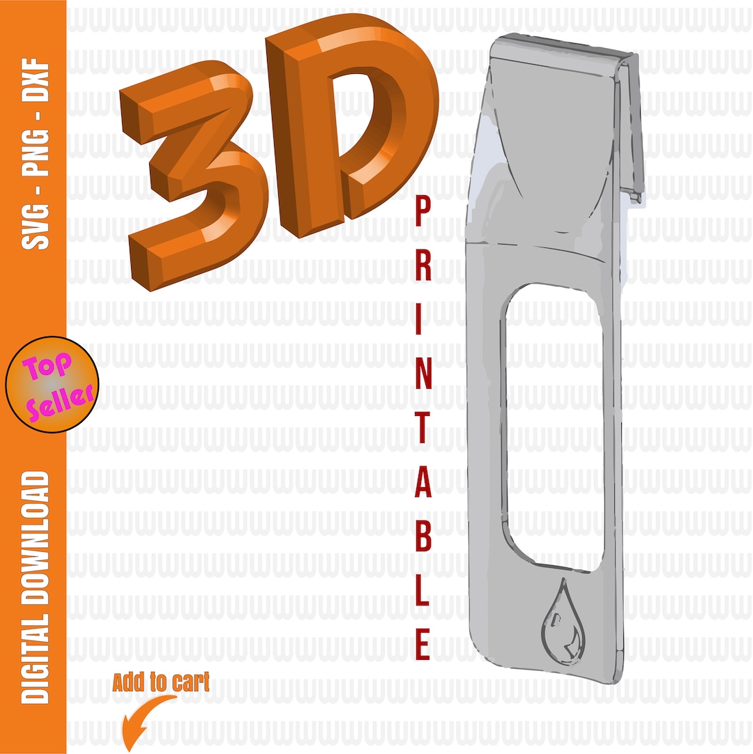 Water Dispenser Lever for Refrigerators 3d Printable Etsy